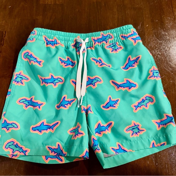 chubbies Other - Chubbies Kids Green Shark Print Shorts